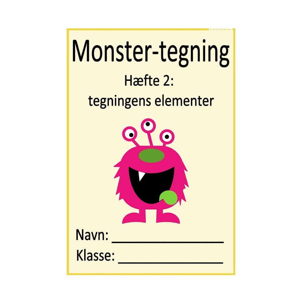 Monster-tegning: Hæfte 2: Tegningens elementer