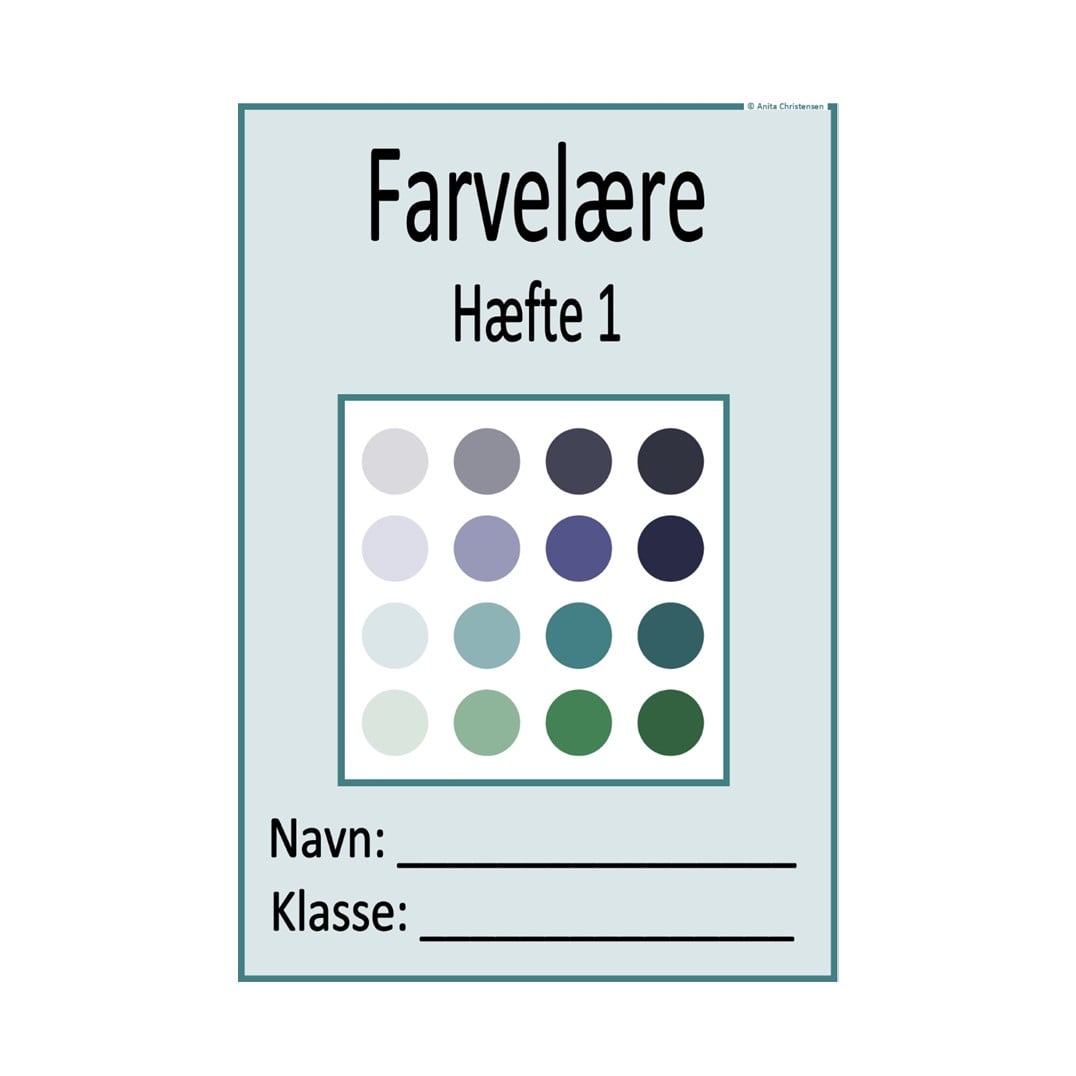 Farvelære: Hæfte 1