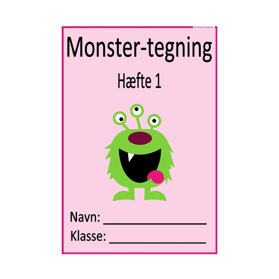 Monster-tegning: Hæfte 1